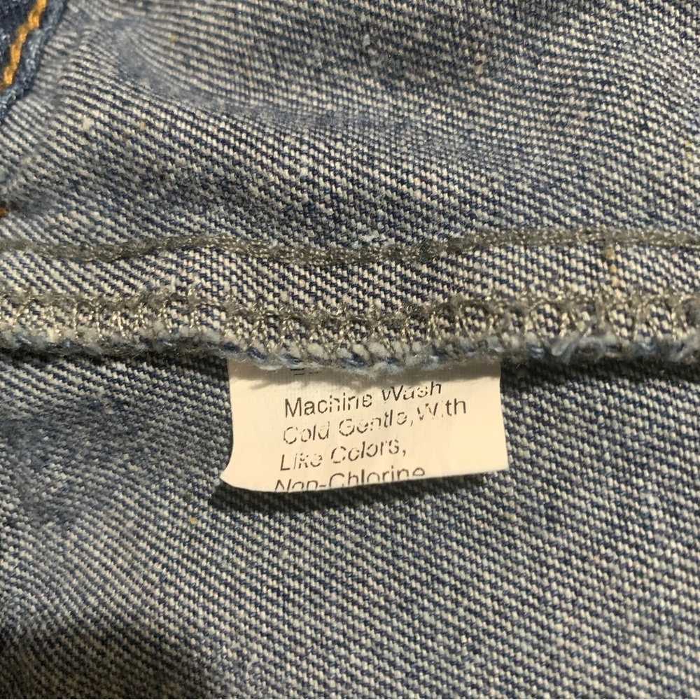 Button Up Denim Jacket with Pockets - Picture 12 of 12